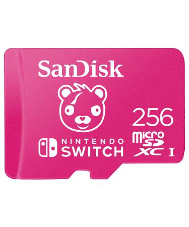 SanDisk 256GB microSDXC -Card Licensed for Nintendo -Switch, Fortnite Edition - SDSQXAO-256G-GN6ZG Fortnite Cuddle Team Leader 256GB
