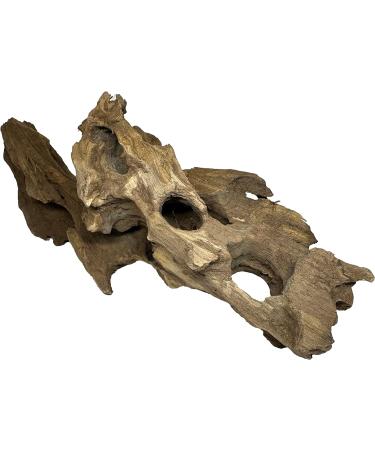 Awesome Aquatic Natural Medium Holey Driftwood 7 - 12 Nano Fish Aquarium Shrimp Tank Terrarium Reptile Branch & Log Habitat Wood Decoration Arts & Crafts Decor (Med Holey 7-12 inch) - Buy Online on SooperMarket.com