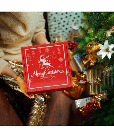 Christmas Gifts Basket for Women - Unique Gifts for Her with Socks, Candle, Tumbler in Red - Buy Online on SooperMarket.com