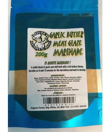 MISTER MARINADE Meat Glaze BBQ Rub Marinade 200g All Flavours (Garlic Butter)