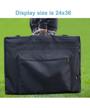 JJRING 24x36 Art Portfolio Tote Bag - Large Carrying Case with Shoulder Strap and Handle - Buy Online on SooperMarket.com