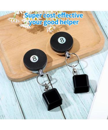 Thinp 2-Piece Billiard Queue Chalk Holder - Recoverable Snooker Chalk Bag - Pool Cue Cover in Black | Shop Internationally - Buy Online on SooperMarket.com