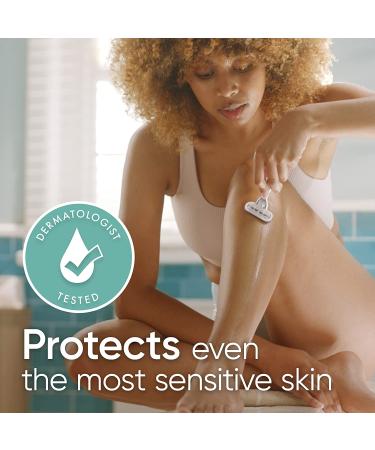 Gillette Venus Extra Smooth Sensitive Women's Razor Blade Refills - 6ct Blue Refills - Buy Online on SooperMarket.com