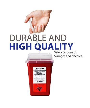 OakRidge Products 1 Quart Sharps & Biohazard Disposal Container - Buy Online on SooperMarket.com