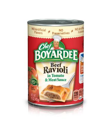 Chef Boyardee Beef Ravioli, 15 oz, 4 Pack