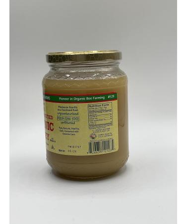 Y.S. Organic Bee Farms 100% Certified Y.S. Organic Raw Honey Unpasteurized Unfiltered Fresh Raw State Kosher Pure Natural Healthy Safe Gluten Free Harvested with Extreme Care 2 Lb (4) - Buy Online on SooperMarket.com