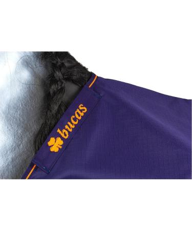 Marengos by Bucas Winter Blanket 1200D | Waterproof & Breathable Irish Turnout | Blue/Orange 125cm (100g/m Filling) - Shop Internationally - Buy Online on SooperMarket.com