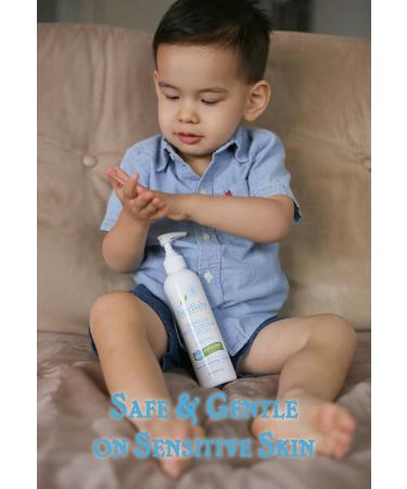 Organic Baby Lotion - Fragrance-Free, Eczema-Friendly Moisturizer for Sensitive Skin | Aloe Vera, Coconut Oil, Shea Butter | Gluten-Free, 8oz - Buy Online on SooperMarket.com