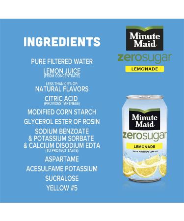Minute Maid Light Lemonade 12 Fl Oz (Pack of 12) - Refreshing Fruit Drink - Buy Online on SooperMarket.com