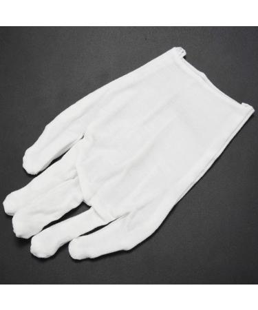 Kuuddker 12 Pairs 100% Cotton White MOISTURISING Lining Glove Health Music Work - Buy Online on SooperMarket.com