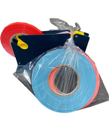 T.R.U. UPVC-24BS Red Poly Bag Sealing Tape 3/8 x 180 yds - Pack of 1 | High-Quality Red Tape for Secure Sealing - Buy Online on SooperMarket.com
