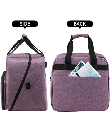 WITSTEP Sewing Machine Case Portable Travel Tote Bag for Singer/KPCB Mini Machine & Accessories in Purple with Adjustable Strap & Pockets - Buy Online on SooperMarket.com