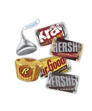 Hershey Miniatures Assorted Chocolate Halloween Candy Bars - 35 oz Bulk Party Pack, Individually Wrapped Miniatures - Buy Online on SooperMarket.com