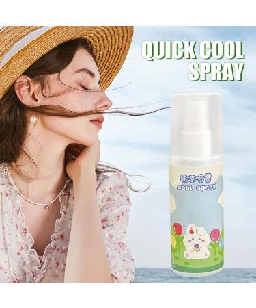 Instant Cool Spray - Tropical Waters Cooling Spray Lightweight Reduce Skin Temperature Spray | 80ml Protective Skin Refreshing Spray Waters Peppermint Cooling Spray Mist for Outdoor Activities - Buy Online on SooperMarket.com
