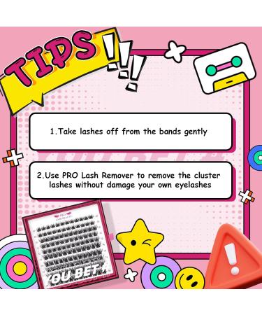 PRO Cluster Lashes 120 Pcs Lash Clusters 3D Fluffy DIY Eyelash Extension Individual Lashes Thin Band Easy to Apply at home Lashes (Ecstatic 10-16mix) 10-16 mix Ecstatic - Buy Online on SooperMarket.com