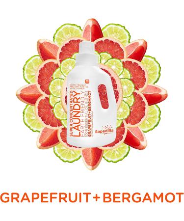 Sapadilla Grapefruit + Bergamot Biodegradable Laundry Detergent - 32 oz HE - Buy Online on SooperMarket.com