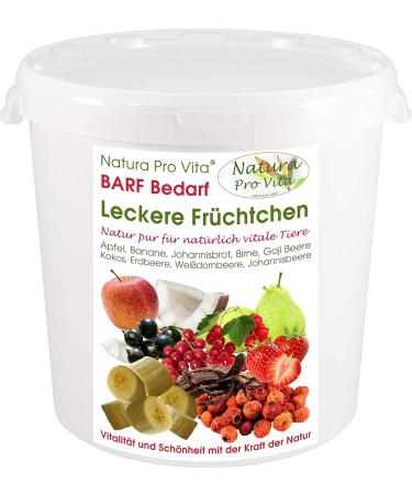 Barffruits Dog Natural Fruit Mixture - Gluten-Free Grain-Free Sugar-Free Vitamin-Rich - 1kg All-Natural Dog Treats - Buy Online on SooperMarket.com