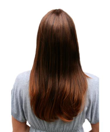 WIG ME UP 3114-2T30 Long Brunette Wig with Bangs - Cute & Cheeky International Shipping Available - Buy Online on SooperMarket.com