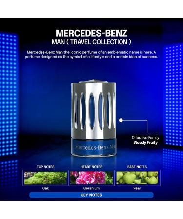 Mercedes-Benz Man Travel Collection Perfume for Men Mini EDT Spray 0.68 Ounce 0.68 Ounce (Pack of 1) Fragrance - Buy Online on SooperMarket.com