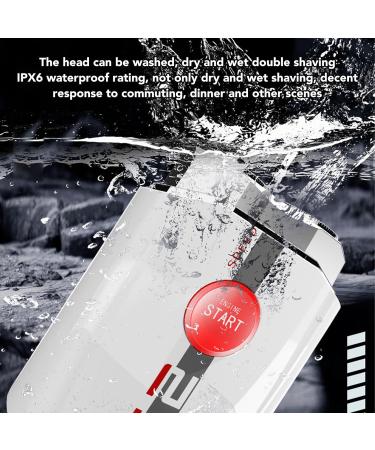 Beard Trimmer Zinc Alloy Fully Automatic Portable Washable Double Head Detachable Travel Men Beard Clippers for Beard Hair Body Hair - Buy Online on SooperMarket.com