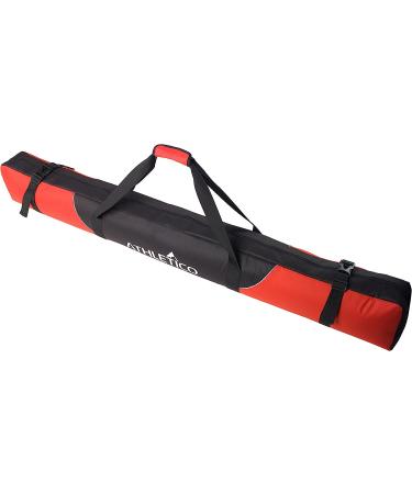 Athletico Mogul Padded Ski Bag - Red 170cm - Single Ski Travel Bag - Buy Online on SooperMarket.com