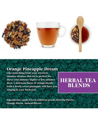 Organic Orange Pineapple Dream Loose Leaf Fruit Tea - 2oz Pouch Bag | Natural Flavors | Herbal Tea Blend - Buy Online on SooperMarket.com