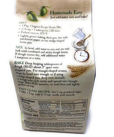 Sticky Fingers Scone Mix (Pack of 2) - 1 lb Bags, All Natural Baking Mix - Original Flavor - Buy Online on SooperMarket.com