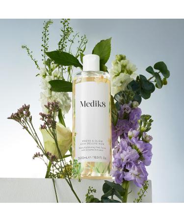 Medik8 Press & Glow (500ml) - Skin Brightening Facial Toner - Buy Online on SooperMarket.com