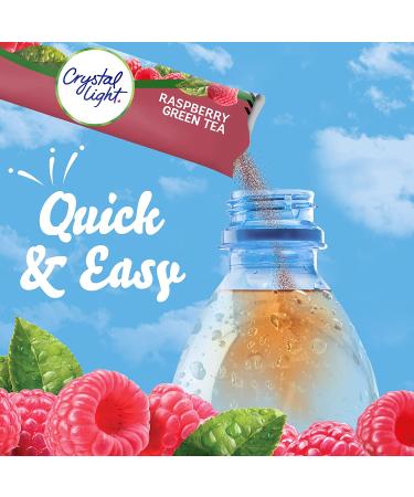 Crystal Light Sugar-Free Raspberry Green Tea Powdered Drink Mix - 120 Count, 10 Pack (Pack of 12) - On-The-Go Refreshment - Buy Online on SooperMarket.com