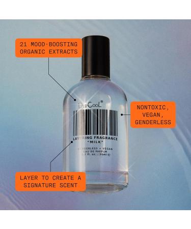 DedCool Eau de Parfum (Xtra Milk - 1.7 fl oz) with Notes of Bergamot White Musk Amber Clean Perfume for Men & Women Long Lasting Luxury Fragrance Non-Toxic Genderless Vegan Fragrance For All - Buy Online on SooperMarket.com