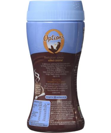 Options Belgian Chocolate Salted Caramel 220g - Decadent Chocolate Caramel Delight - Buy Online on SooperMarket.com