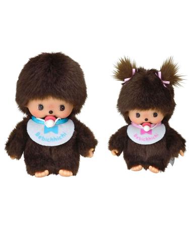 Game AG Monchhichi Bebichhichi siblings girl and boy Basic 2 pieces