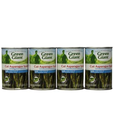 Green Giant Cut Asparagus Spears, Low Salt, 14.5-Ounce Cans (Pack of 12)