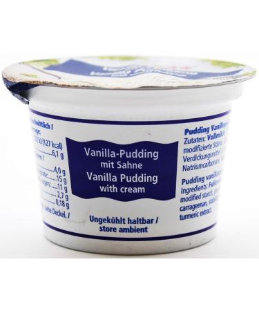 Frischli Vanilla Pudding with Cream - Pack of 20 (20 x 85g) | Premium International Shipping - Buy Online on SooperMarket.com