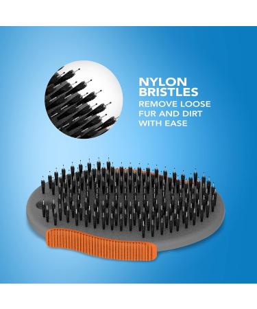 WAHL Palm Pal Brush Pet Grooming Brush Rubber Grip Animal Grooming Tools Face and Body Dog Brush Brushes for Cats and Dogs Removes Loose Hair Dirt and Tangles Palm-held Brushes - Buy Online on SooperMarket.com