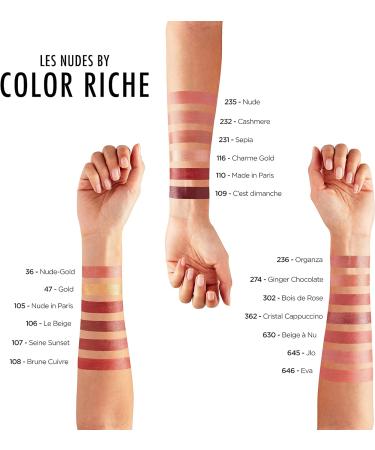L'Oreal Paris Colour Riche Lipstick - Ginger Chocolate (274) | 1 Count Pack - Long-Lasting Lip Color - Buy Online on SooperMarket.com