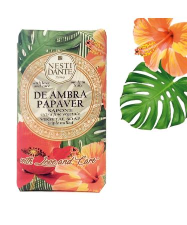 Shop NESTI DANTE Dante de Ambra Papaver No.9 Soap 250g - Premium Italian Fragrance - International Shipping Available - Buy Online on SooperMarket.com