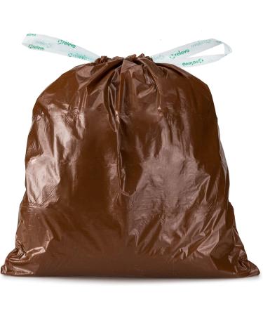 Relevo 60 Pieces 20L Recycled Garbage Bags - Eco-Friendly & Durable | International Shipping - Buy Online on SooperMarket.com