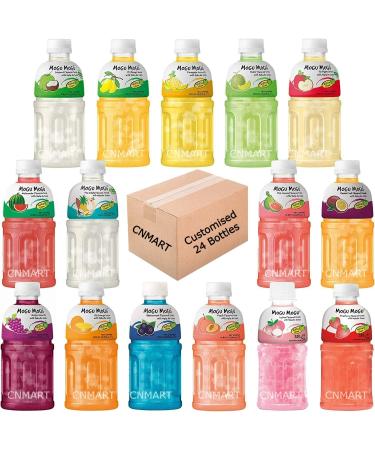 MOGU MOGU Assorted Fruit Juice with Nata De Coco 320mL (24 Bottles) Self Customised Flavours