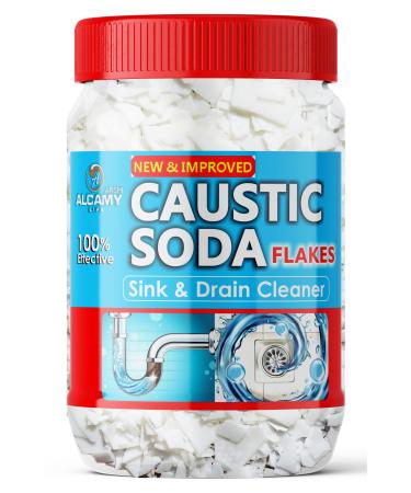 Drain Cleaner Flakes 420GM Chimney Cleaner Pure And Powerful Caustic Soda Flakes (420GM)