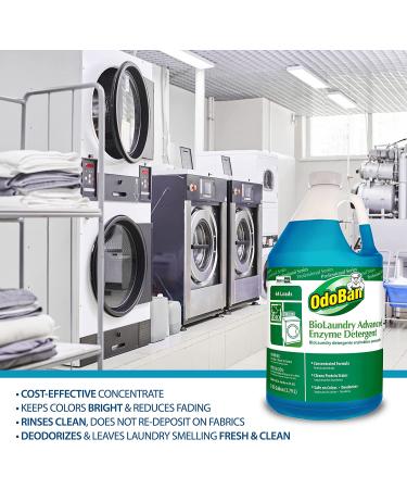 OdoBan Professional 1 Gal Eucalyptus Odor Eliminator & 1 Gal BioLaundry Enzyme Detergent - 2 Pack - Buy Online on SooperMarket.com