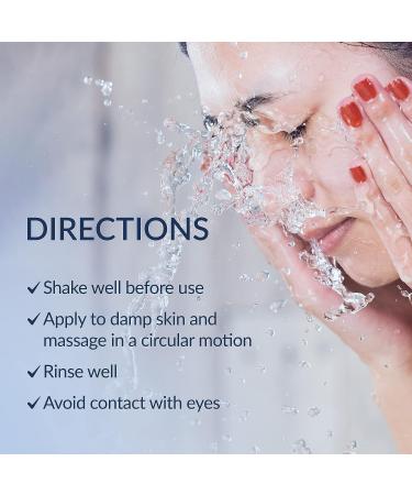 Plexaderm Peppermint Exfoliating Skin Cleanser - Hydrating Gentle Facial Cleanser for Pore Minimizer & Acne - Buy Online on SooperMarket.com