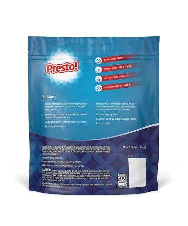 Presto! Triple Action Dishwasher Pacs - Fresh Scent, 70 Count - Buy Online on SooperMarket.com
