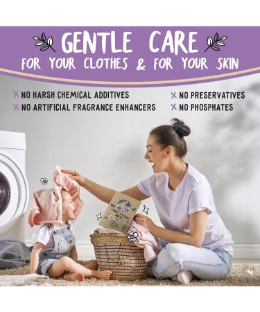Eco-Friendly Laundry Detergent Sheets - Space-Saving Lavender Soap Strips for 80 Loads | Mess-Free Travel-Friendly Efficient Cleaning - Buy Online on SooperMarket.com