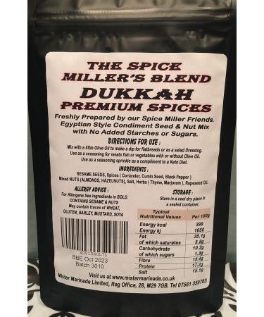 Spice Miller's Blend Dukkah 100g - Premium Artisan Spice Mix, Syn Free & Low Syn Seasoning - Buy Online on SooperMarket.com