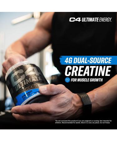 Cellucor C4 Ultimate Pre Workout Powder - Sugar Free Preworkout Energy with 300mg Caffeine and Creatine for Men & Women - Icy Blue Razz 12 Servings Icy Blue Razz 12 Servings (Pack of 1) - Buy Online on SooperMarket.com