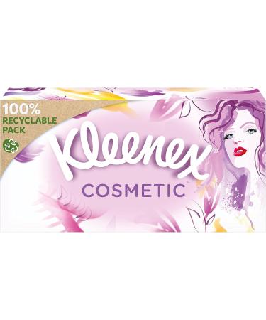 Kleenex Cosmetic Facial Tissue Box - Extra Soft 3-Ply 24 x 80 Tissues | International Shipping - Buy Online on SooperMarket.com