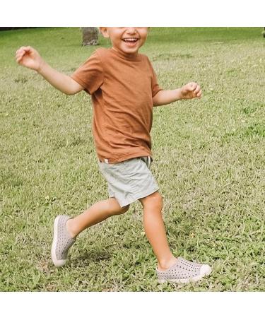 Seannel Kids Water Shoes Slip-On Sneaker - Lightweight & Breathable Sandal - Size 1 Big Kid - Light Gray - Buy Online on SooperMarket.com