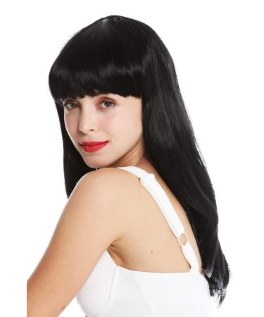 WIG ME UP 3268-1 Black Long Straight Wig for Women | Slightly Layered Bangs - Shop Internationally - Buy Online on SooperMarket.com