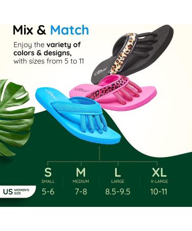 Pedi Couture Women's Pedicure Sandals - Turquoise Toe Separator Slippers - Buy Online on SooperMarket.com